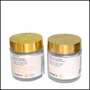 2 x Truly Coco Cloud After Shave Moisturizer Vanilla Coconut Milk Argan Oil 2oz